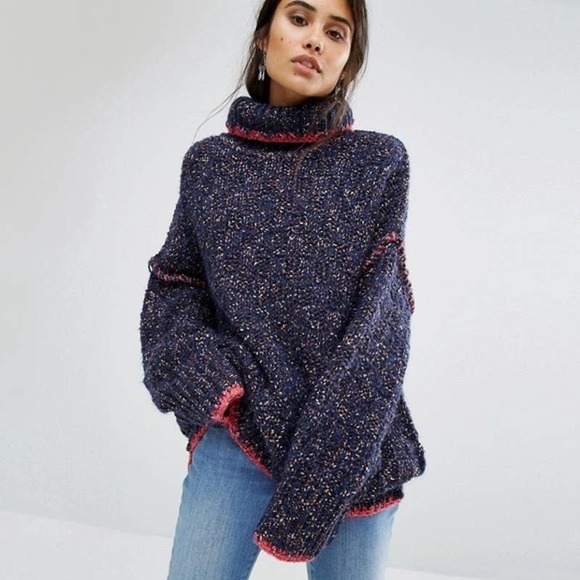 Free People Sweaters - Free People Womans Medium Echo Turtleneck Pullover